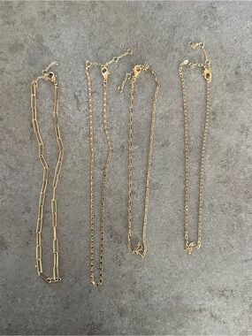 American Eagle Gold Necklace Set